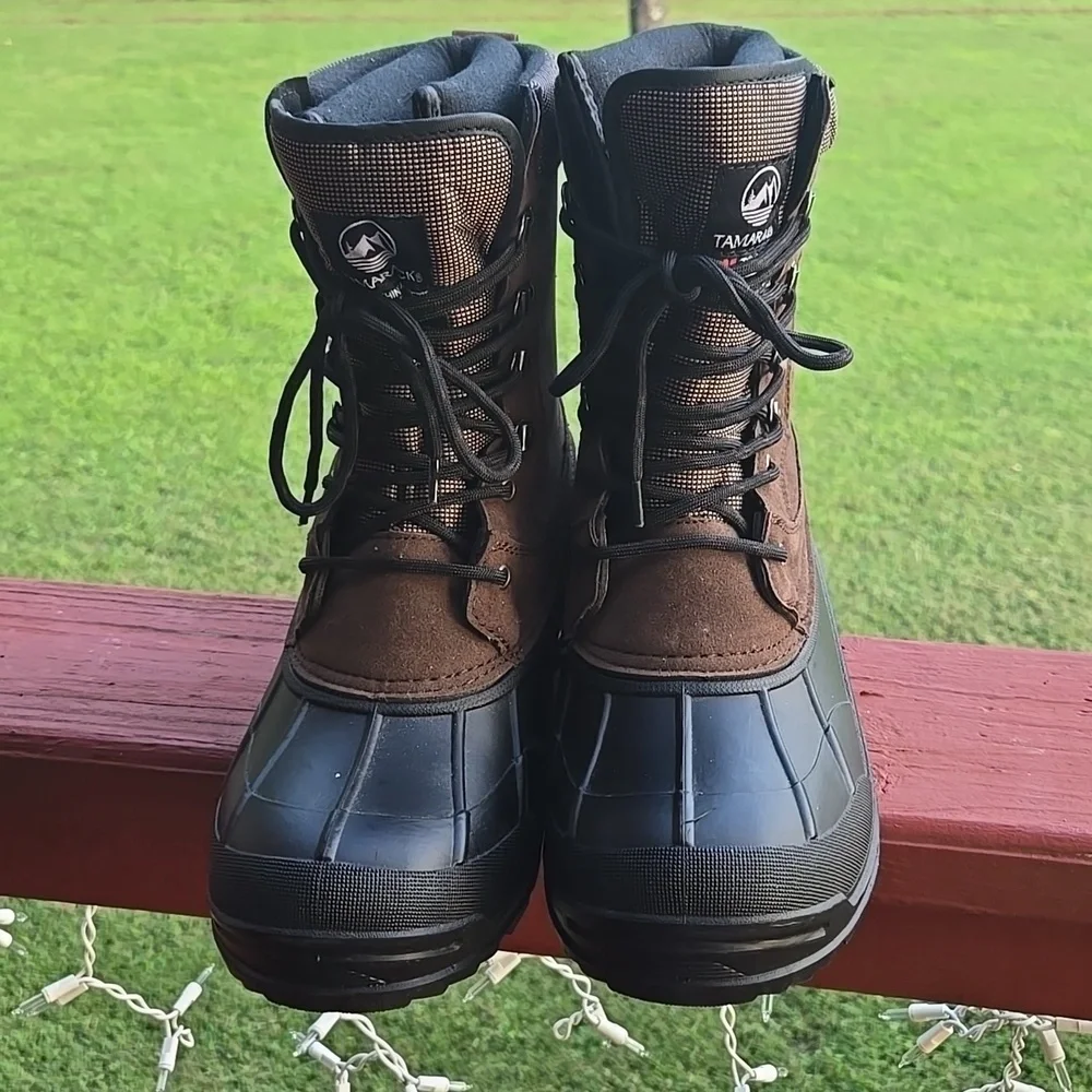 Tamarack 3M Tundra Brown and Black Men's Boots US 9 New W/O Tags Excellent Cond